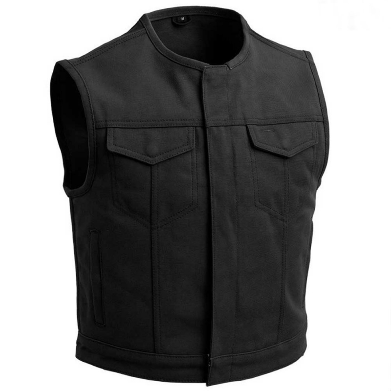Motorbike Leather Vest